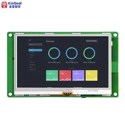 4,3-inch seriële poort touchscreen HMI